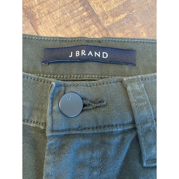 J Brand Suvi Photo Ready Mid-Rise Utility Pant (Green) Cut-off Size 24 - Picture 9 of 9